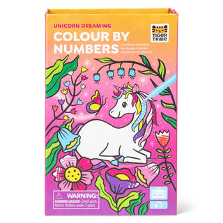Tiger Tribe Color by Numbers Set - Unicorn Dreaming