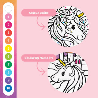 Tiger Tribe Color by Numbers Set - Unicorn Dreaming