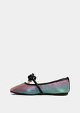 Kids Ashley Mini Ballet Flats - Metallics