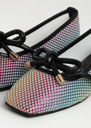 Kids Ashley Mini Ballet Flats - Metallics