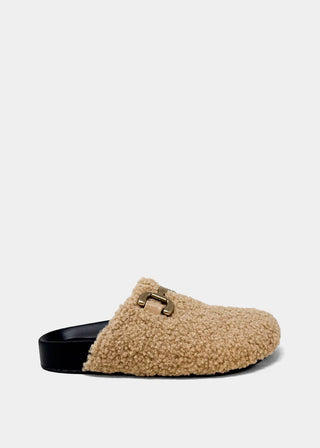 Kids Azalea Mini Beige Teddy Clog