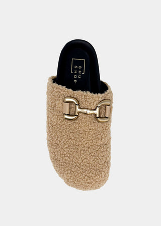 Kids Azalea Mini Beige Teddy Clog
