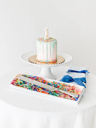 Keepsake Birthday Cake Knife Gift Set