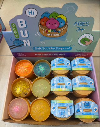 Squishy Steam Buns Mini Mystery Glitter Dumplings