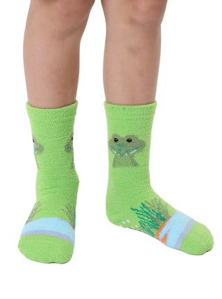 Living Royal Alligator Fuzzy Socks