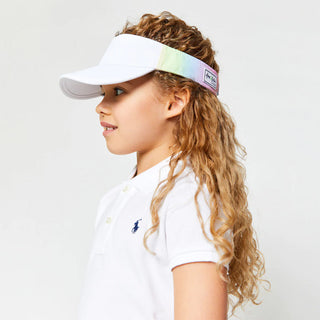 Little Love Tennis Visor - Rainbow Sherbert