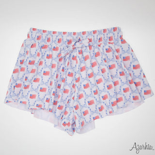 Azarhia Butterfly Shorts - America