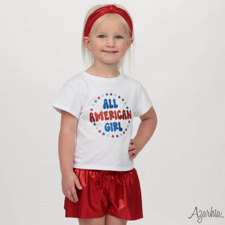 Azarhia Glitter American Girl White Boxy