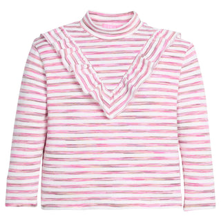Bisby Aspen Top - Recoleta Rose Multi Stripe