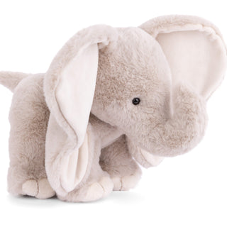August plush elephant by Bukowski Bears standing three-quarter view