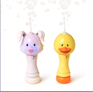 LED Illuminating Bubble Wand Blower
