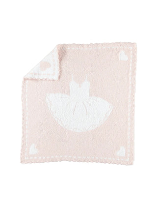CozyChic Scalloped Receiving Blanket - Pink/White TUTU