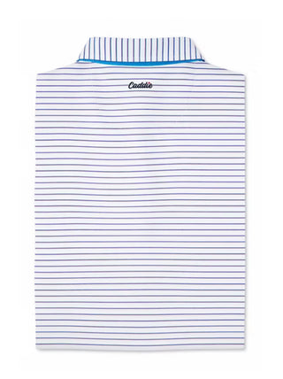 Youth Caddie Golf Range Polo - Pink/Blue