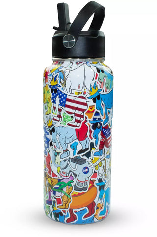 GOAT USA Stickerwrap Water Bottle