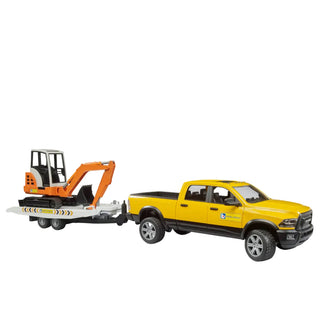Bruiser RAM Rental Service w/ Trailer and Mini Excavator
