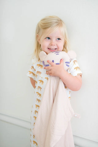Bamboo Tiger Lovey + Paci Clip