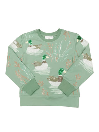 Belle Cher Kids' Marsh Mallard Sweatshirt