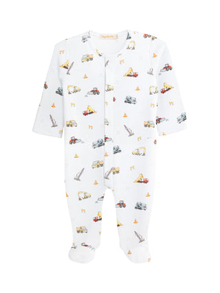 Baby Club Chic Trucks Footie