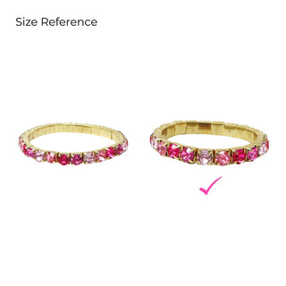 Pink Poppy Luxury Bejewelled Bracelet