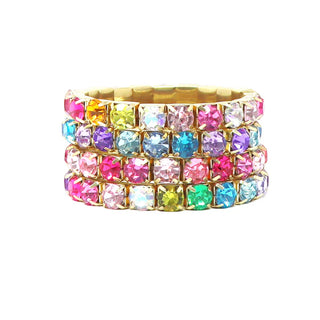 Pink Poppy Luxury Bejewelled Bracelet