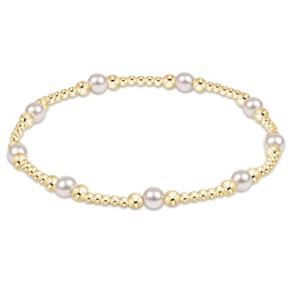 Enewton Purpose Pearl 4 mm- Gold Bracelet