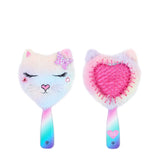 Miss Bella Kitty Cat Heart-Shaped Plush Hairbrush