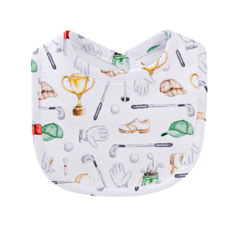 Baby Club Chic Little Champions Printed Pima Bib