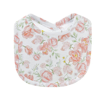 Baby Club Chic Watercolor Bib - Floral Pastel