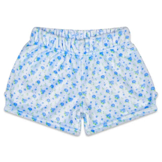 iScream Blue Ditsy Plush Shorts
