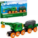 BRIO World Clever Crane Wagon