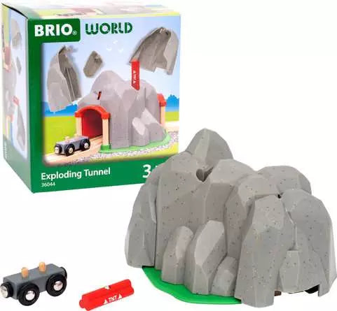 BRIO World Exploding Dynamite Mountain Tunnel