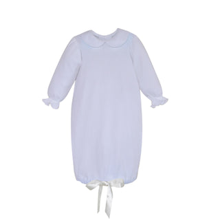 Baby Sen White Parker Daygown S/s