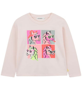 Billieblush Long Sleeve T-shirt with Horses
