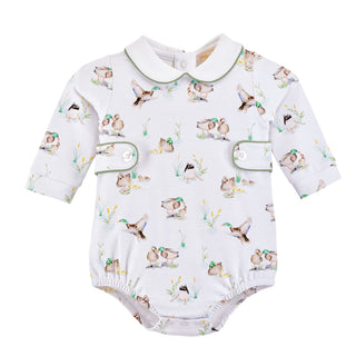 Baby Club Chic Duck Pond Bubble w/ Round Collar