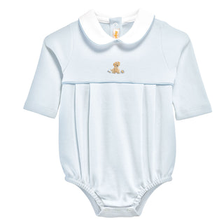 Baby Club Chic Good Puppy - Boy Puppy Bubble with Round Collar