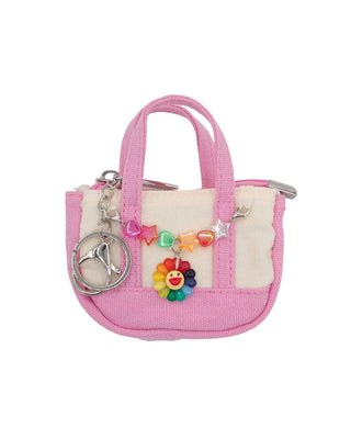 Bari Lynn Mini Canvas Keychain