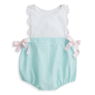 Bella Bliss Robin's Egg Oxford Scallop Edge Bubble