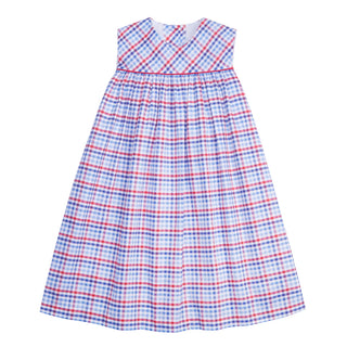 Little English Bellemeade Dress - Americana Plaid