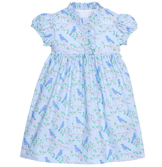 Little English Birdie Dress - Cherry Blossoms