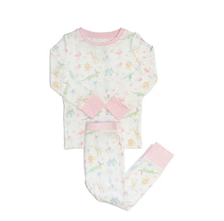 Birthday Zoo Animals 2Pc Pajama Set