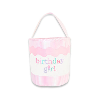 Bits & Bows Pink Birthday Girl Tote