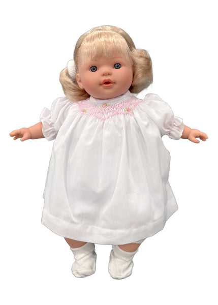 10" Carly Doll W/ White Dress