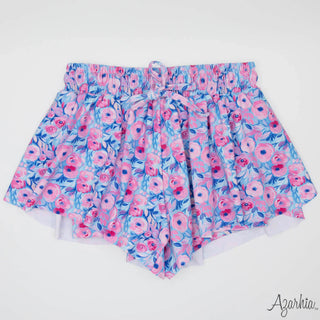 Azarhia Butterfly Shorts - Blooming Petals