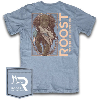 Youth Roost Boykin Fetch Tee in Denim