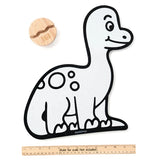 Doodleface Eraseable Crayon Board Brachiosaurus