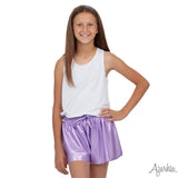 Azarhia Shimmer Butterfly Shorts - Lavender