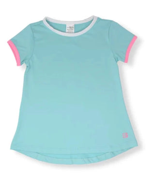 Set Athleisure Bridget Basic Tee - Turquoise/Pink/White
