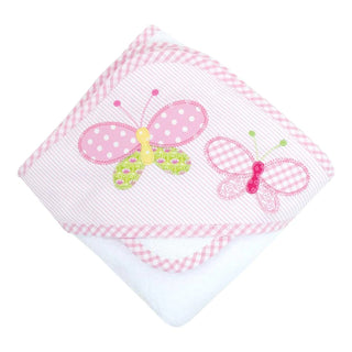 Boxed Applique Towel & Washcloth Set - Butterfly Kisses