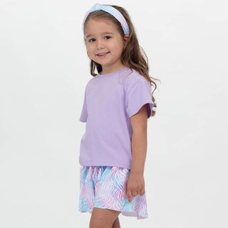 Azarhia Butterfly Shorts - Watercolor Zebra