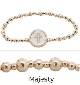 Versible - Tap To Pray® Survivor Series Beaded Bracelet - Majesty